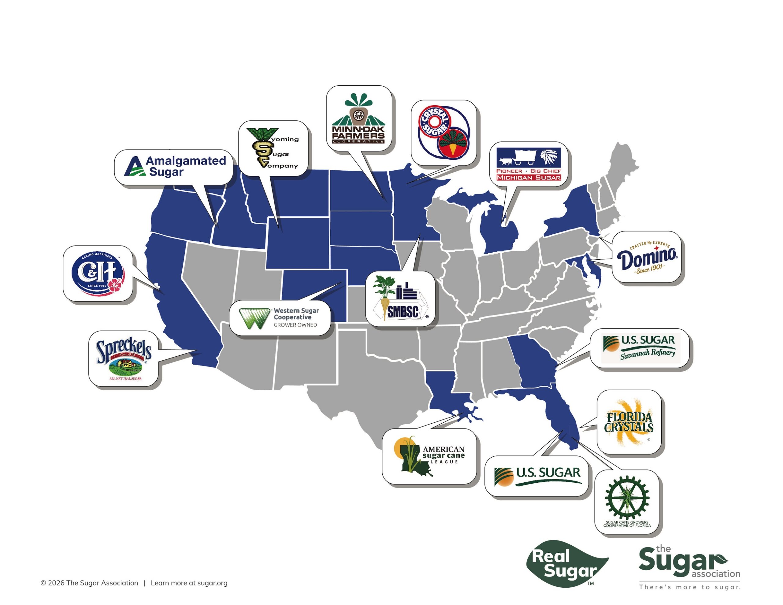 us Sugar map graphic